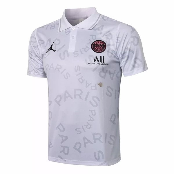 Polo Paris Saint Germain 21/22 Bianco Rosa